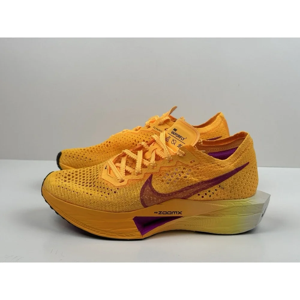 Nike Zoomx Vaporfly Next% 3 Women's Sz 5.5 Laser Orange Hyper Violet DV4130-800